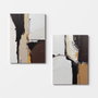 Wallity Cuadro Decorativo de Lienzo Multicolor (2 Piezas) 50 x 70 cm
